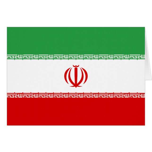 イラン国旗 (正面横)