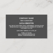 イラン国旗、イラン国旗 名刺 (裏面)