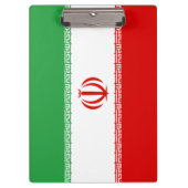 イラン国旗(イラン)(ペルシャ語) クリップボード (正面)
