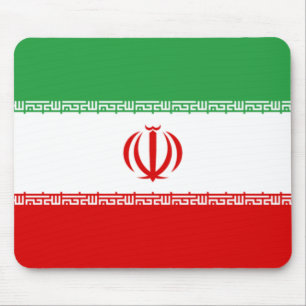 イラン国旗(イラン)(ペルシャ語) マウスパッド