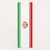 イラン国旗(イラン)(ペルシャ語) ヨガマット (正面)