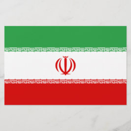 イラン国旗（イラン）（ペルシャ語） 便箋