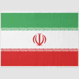 イラン国旗（イラン）（ペルシャ語） 薄葉紙