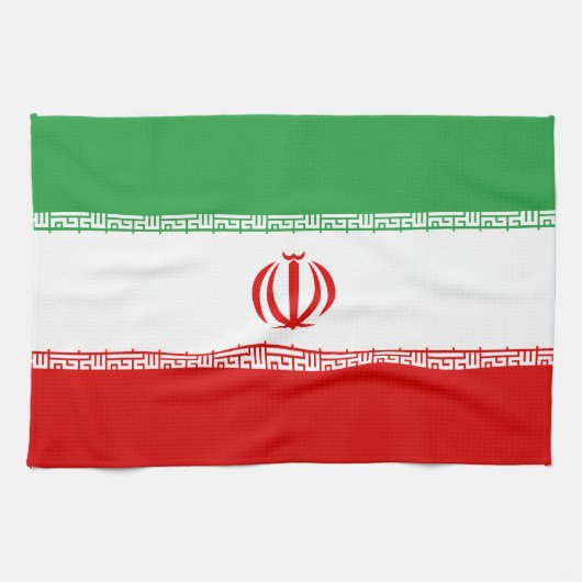 イラン国旗 キッチンタオル (横)