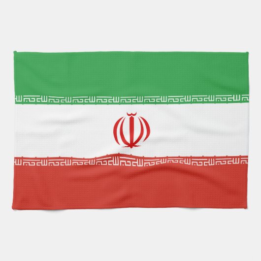 イラン国旗 キッチンタオル (横)