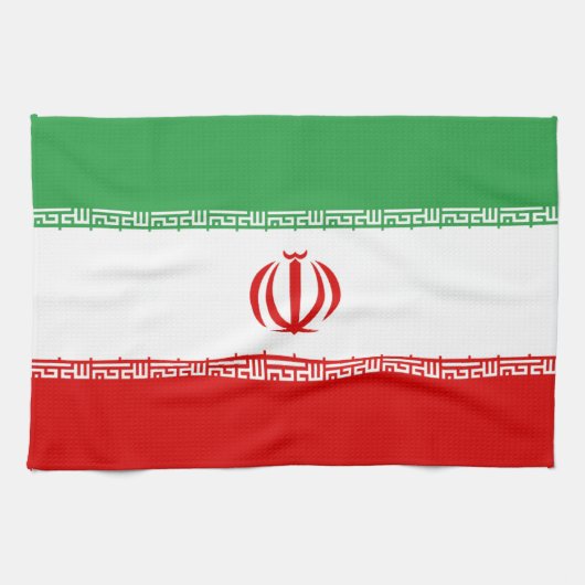 イラン国旗 キッチンタオル (横)