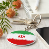 イラン国旗 キーホルダー (側面)