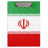 イラン国旗 クリップボード (正面)