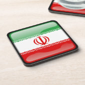 イラン国旗 コースター (左側)
