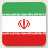 イラン国旗 コースター (正面)