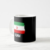 イラン国旗 コーヒーマグカップ (正面左)