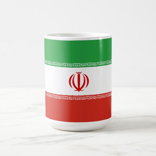 イラン国旗 コーヒーマグカップ (中央)