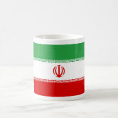イラン国旗 コーヒーマグカップ (中央)
