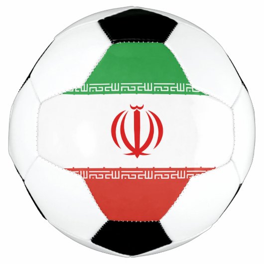 イラン国旗 サッカーボール (正面)