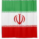 イラン国旗 シャワーカーテン (正面)