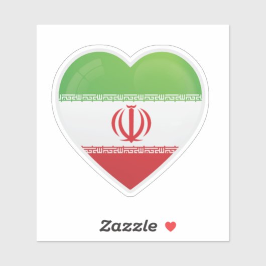イラン国旗 シール (シート)