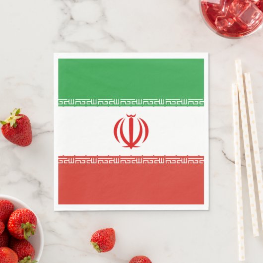 イラン国旗 スタンダードランチョンナプキン (インサイチュ)