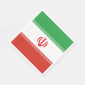 イラン国旗 スタンダードランチョンナプキン (角)