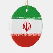 イラン国旗 セラミックオーナメント (右)