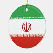 イラン国旗 セラミックオーナメント (左)