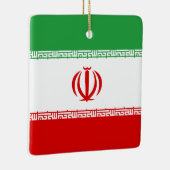 イラン国旗 セラミックオーナメント (右)