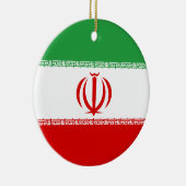 イラン国旗 セラミックオーナメント (右)