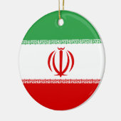 イラン国旗 セラミックオーナメント (左)