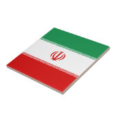 イラン国旗 セラミックタイル (側面)