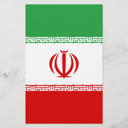 イラン国旗 チラシ (正面)