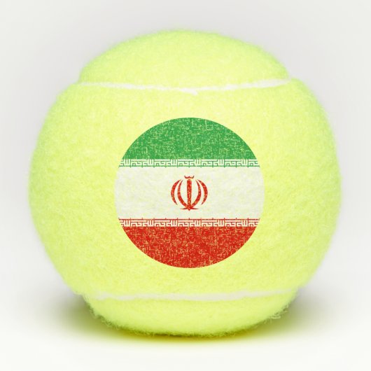 イラン国旗 テニスボール (正面)