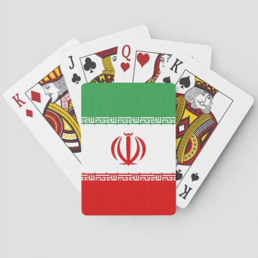 イラン国旗 トランプ (裏面)