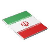 イラン国旗 ノートパッド (アングル)