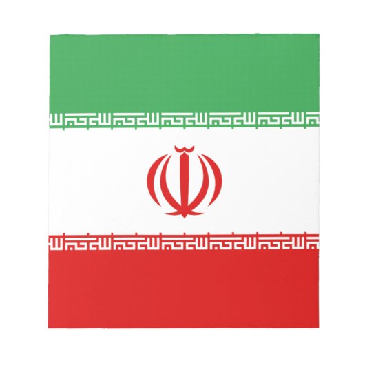 イラン国旗 ノートパッド (正面)