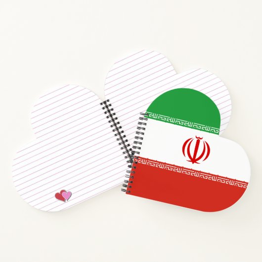 イラン国旗 ノートブック (内部)