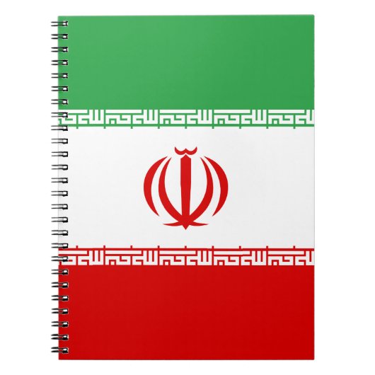 イラン国旗 ノートブック (正面)