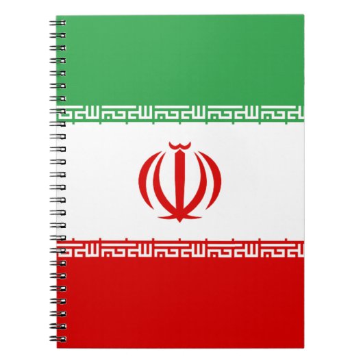 イラン国旗 ノートブック (正面)