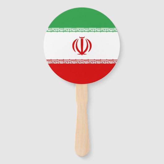 イラン国旗 ハンドファン (裏面)