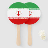 イラン国旗 ハンドファン (正面&裏面)