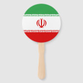 イラン国旗 ハンドファン (正面)