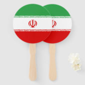 イラン国旗 ハンドファン (正面&裏面)