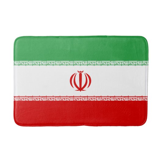 イラン国旗 バスマット (正面)