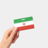 イラン国旗 バッジ (手持ち)