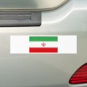 イラン国旗 バンパーステッカー (車上)
