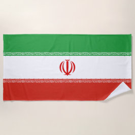 イラン国旗 ビーチタオル