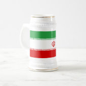 イラン国旗 ビールジョッキ (正面左)