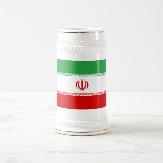 イラン国旗 ビールジョッキ (中央)