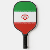イラン国旗 ピックルボールラケット (正面)