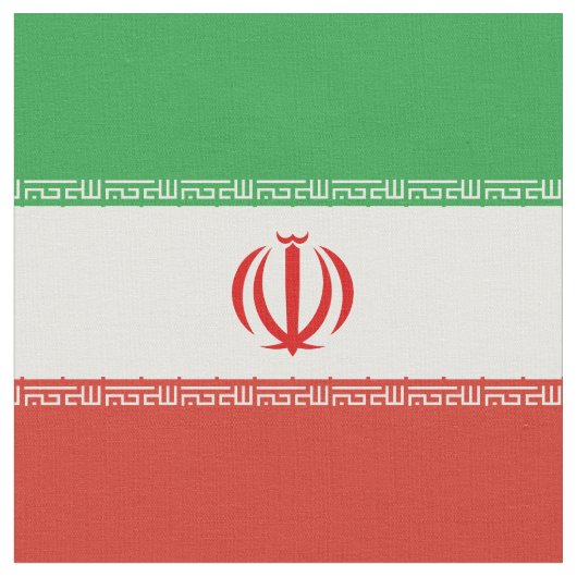 イラン国旗 ファブリック (クローズアップ)
