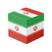 イラン国旗 フォトキューブ (裏面アングル)