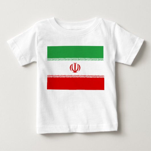 イラン国旗 ベビーTシャツ (正面)